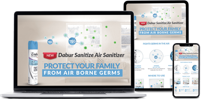 Dabur Air Sanitizer Blue