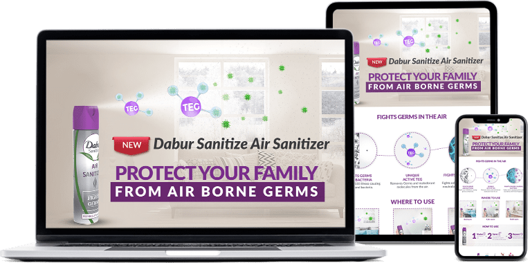 Dabur Air Sanitizer Purple