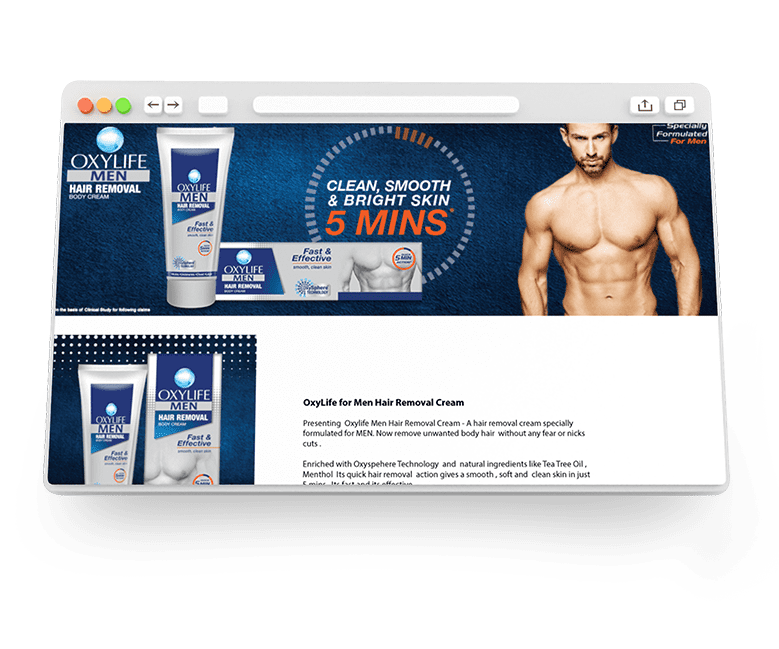 Oxylife Men Hair Removal Cream