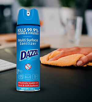 Dazzl Multi Surface Sanitizer Print