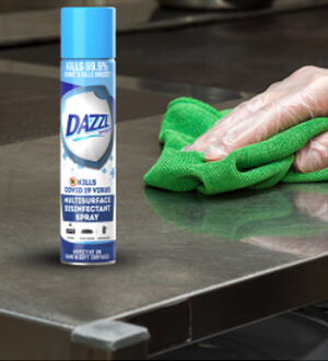 Dazzl Disinfectant Spray Print