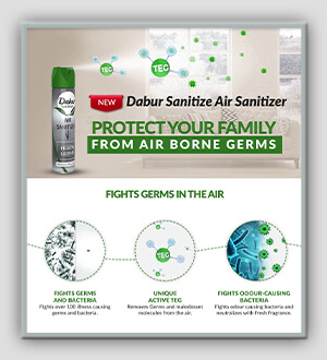 Dabur Air Sanitizer Green