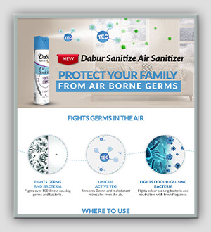 Dabur Air Sanitizer Blue