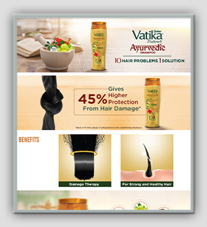 Dabur Vatika Ayurvedic shampoo